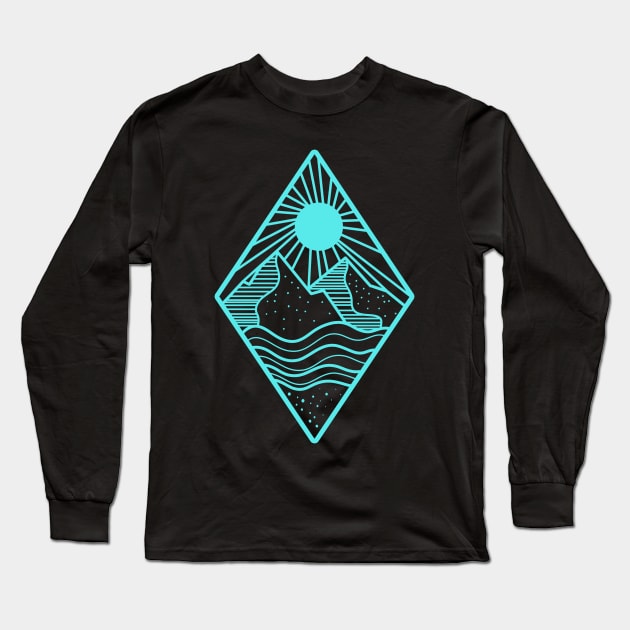 mountain Long Sleeve T-Shirt by donipacoceng